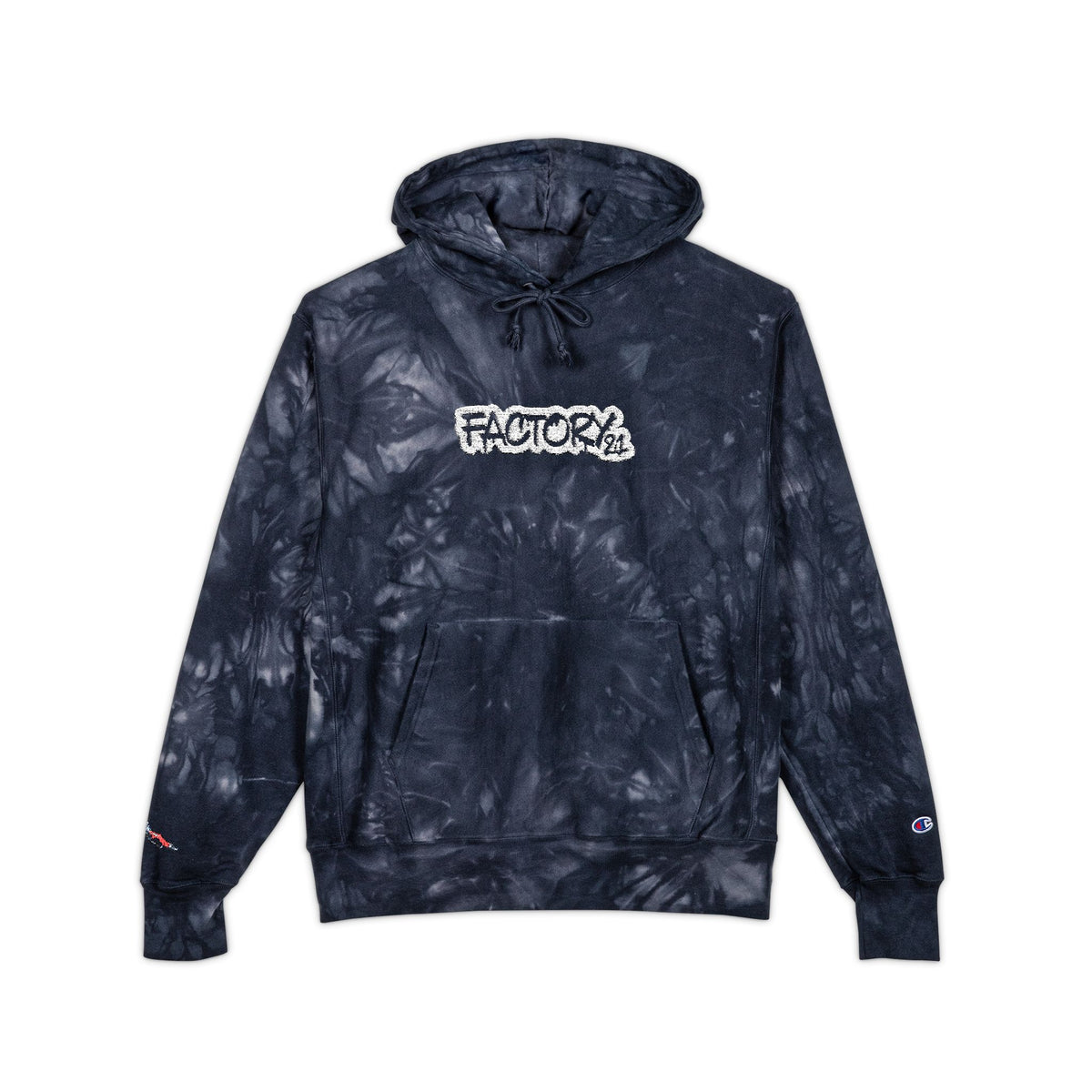 Factory21 Tie-Dye Embroidered Hoodie —  Limited Edition